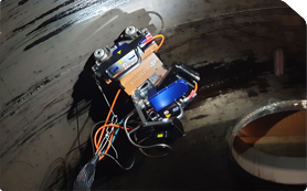 RDVI robot performing an inspection.