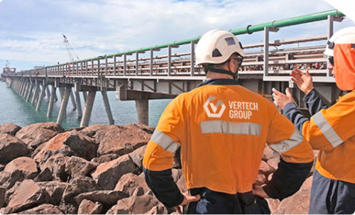 Infrastructure jetty maintenance.