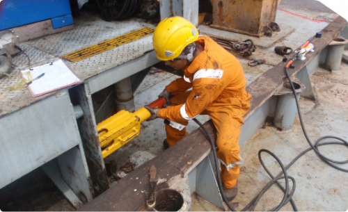 Upstream drilling load testing.
